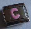 Letter C roze